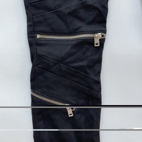 Guess Women’s Jegging Fit Black Skinny Jeans Zipper Legs Size 26 - Picture 4 of 16